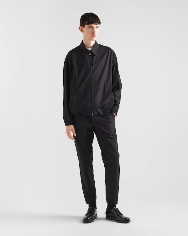 Blousonjacke aus Baumwolle - Schwarz Blousonjacke aus Baumwolle - Schwarz