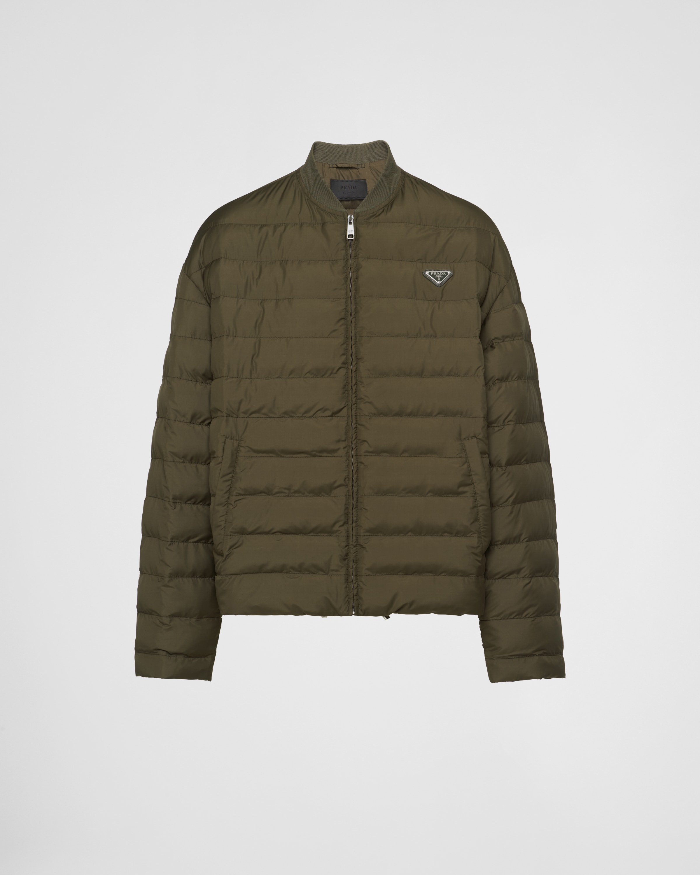 Green prada jacket mens 2025