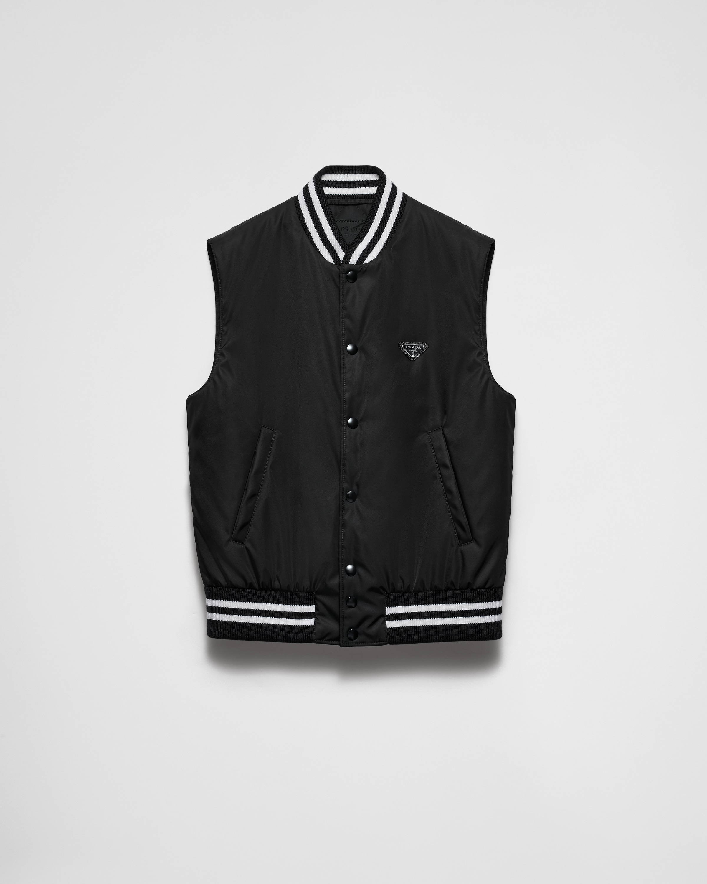 Prada sleeveless jacket clearance