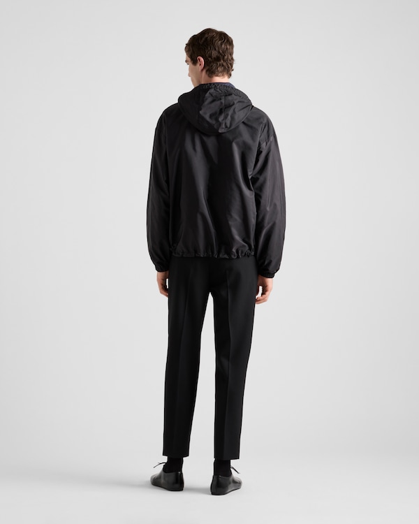 Veste en Re-Nylon - Noir/Bleu Veste en Re-Nylon - Noir/Bleu