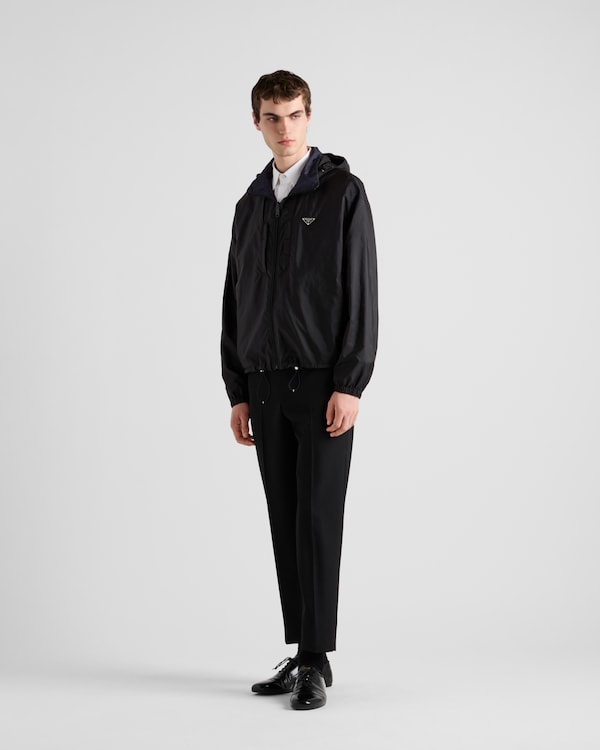 Veste en Re-Nylon - Noir/Bleu Veste en Re-Nylon - Noir/Bleu