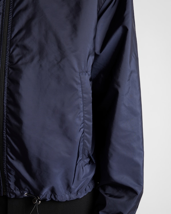 Veste en Re-Nylon - Noir/Bleu Veste en Re-Nylon - Noir/Bleu