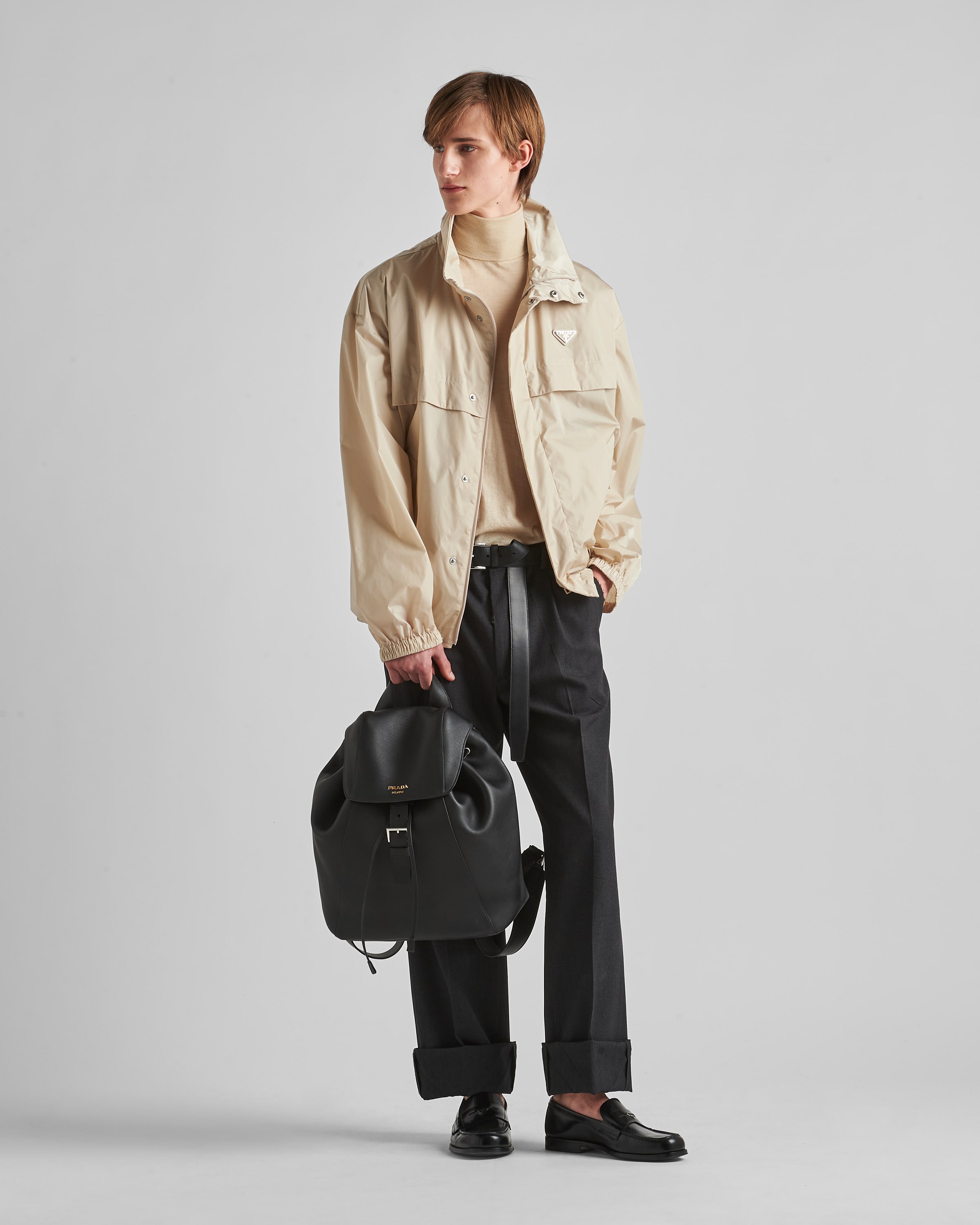 Prada technical fabric jacket top