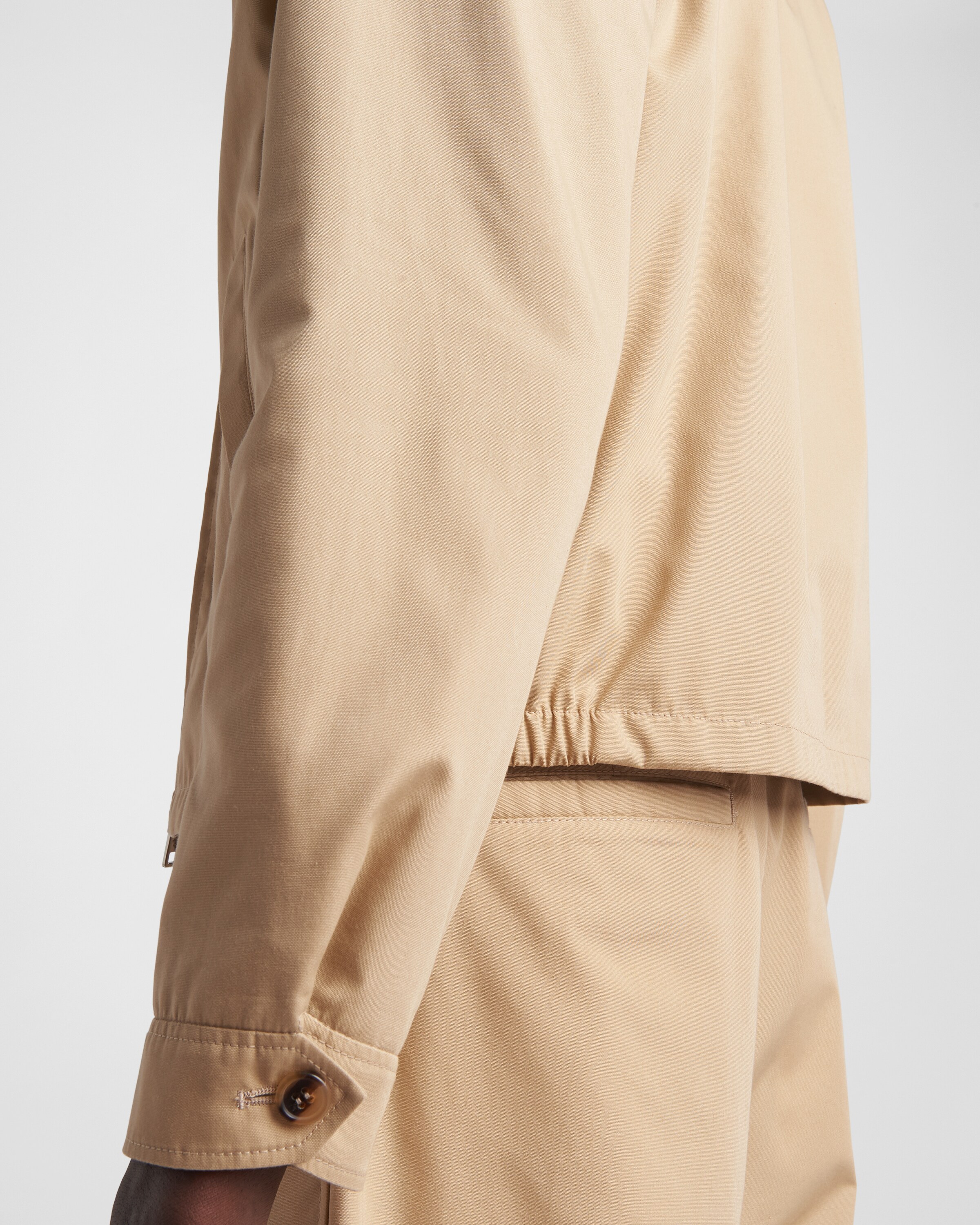 Prada beige jacket best sale