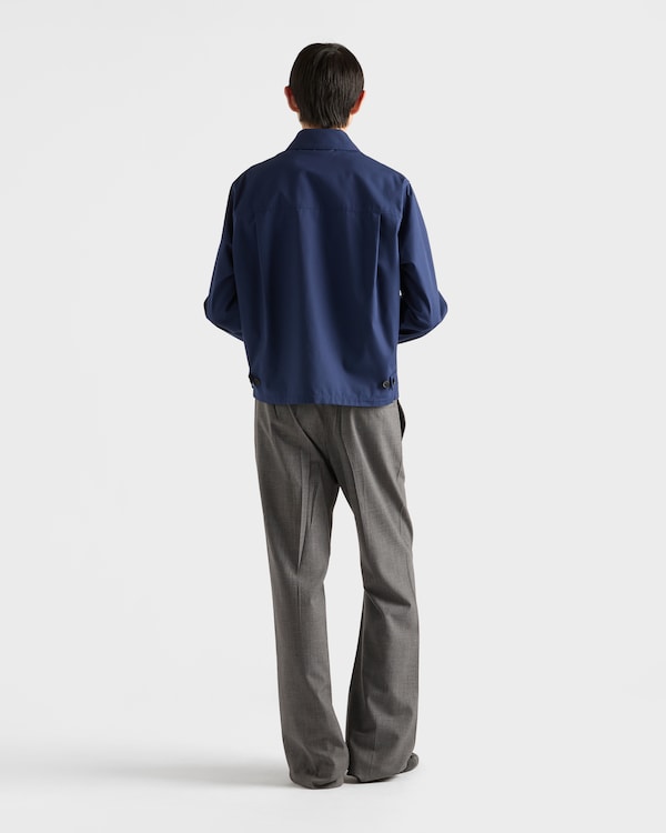 Cotton blend blouson jacket Cotton blend blouson jacket