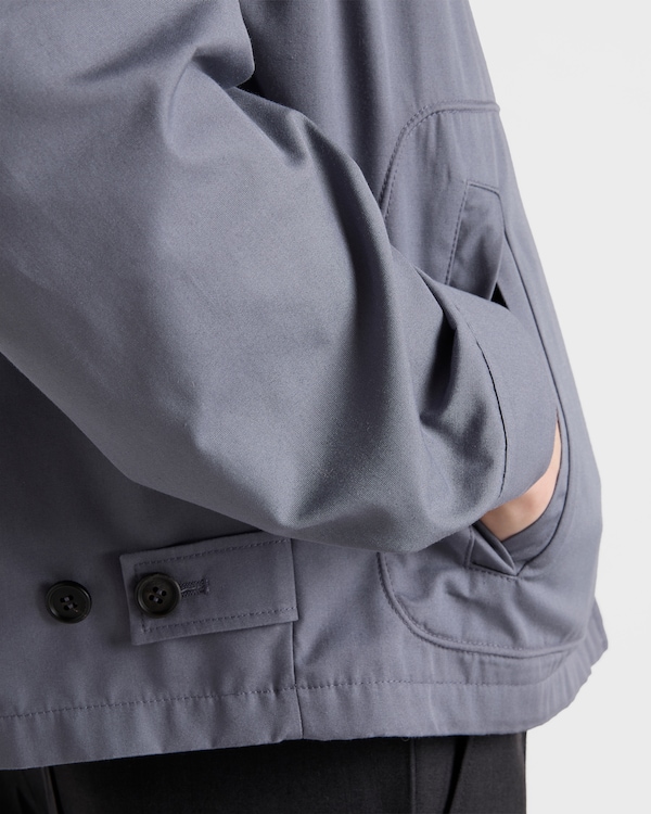 Blouson in cotone tecnico con zip - Ferro Blouson in cotone tecnico con zip - Ferro