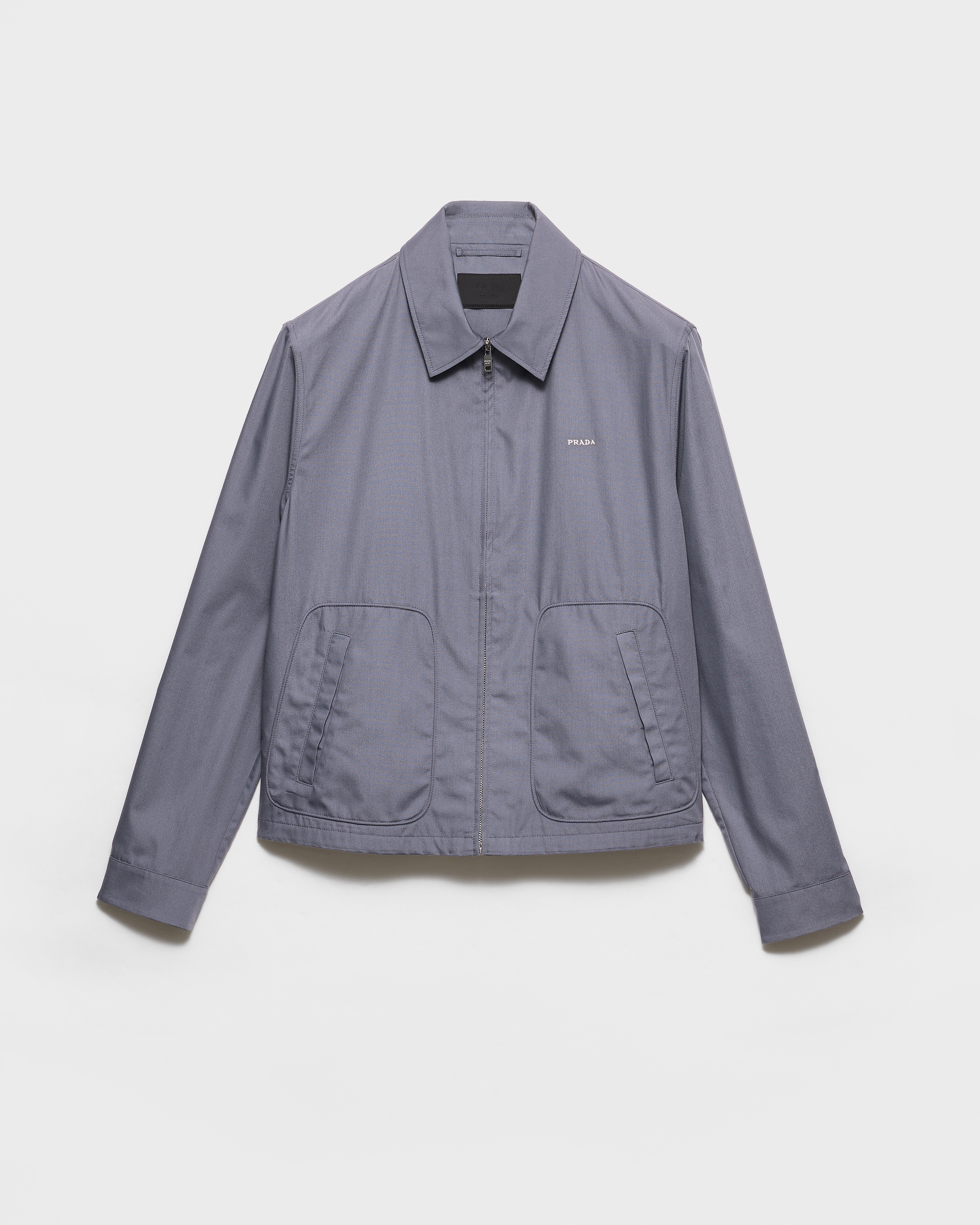ジャケット・アウター PRADA archive Cotton Zip Up Blouson Grey Iron Gray Technical cotton zipper blouson jacket | PRADA - United