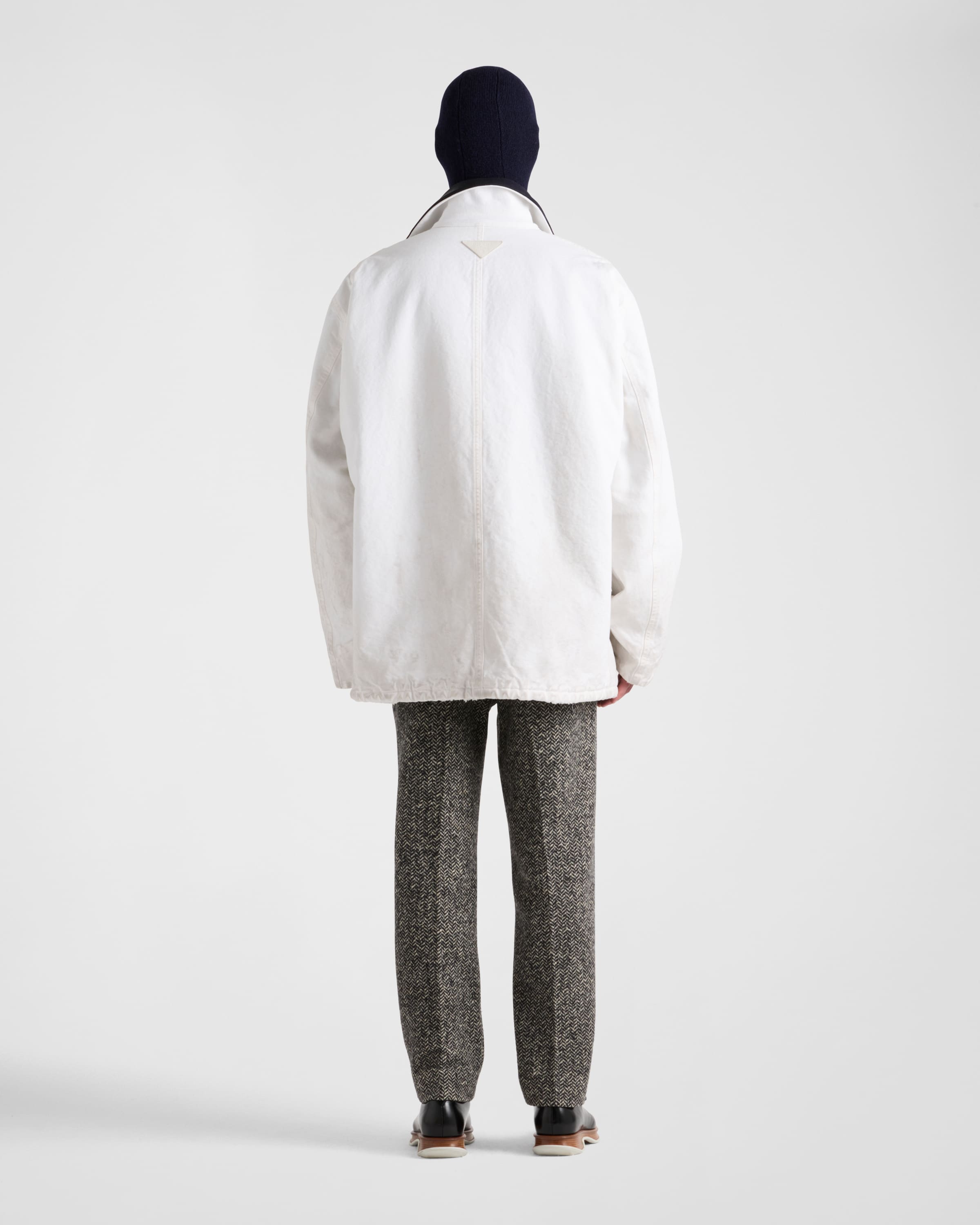 White Cotton Jacket | PRADA