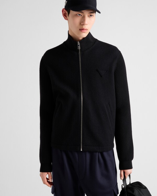 羊毛与羊绒拉链开衫 羊毛与羊绒拉链开衫