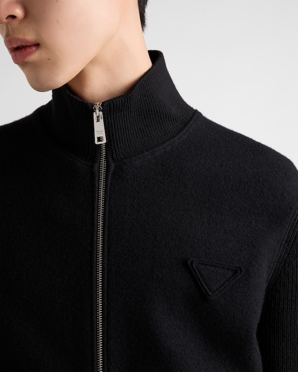 羊毛与羊绒拉链开衫 羊毛与羊绒拉链开衫