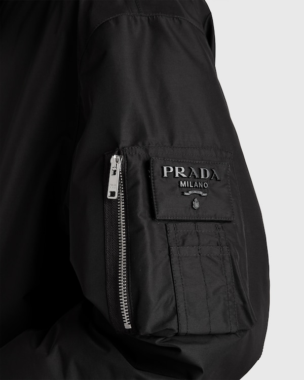 Technical fabric down coat Technical fabric down coat