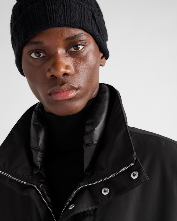 Technical fabric down coat Technical fabric down coat