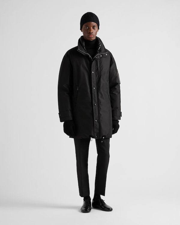 Technical fabric down coat Technical fabric down coat