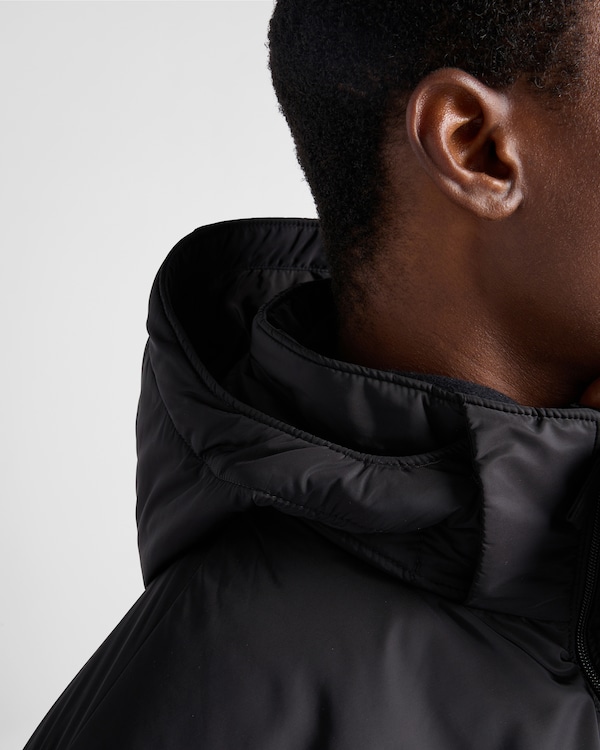 Medium-weight Re-Nylon down jacket - Black Medium-weight Re-Nylon down jacket - Black