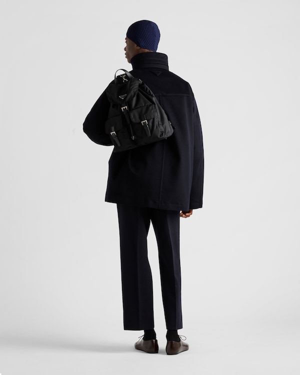 Mittelschwere Daunenjacke aus Kaschmir - Blau Mittelschwere Daunenjacke aus Kaschmir - Blau