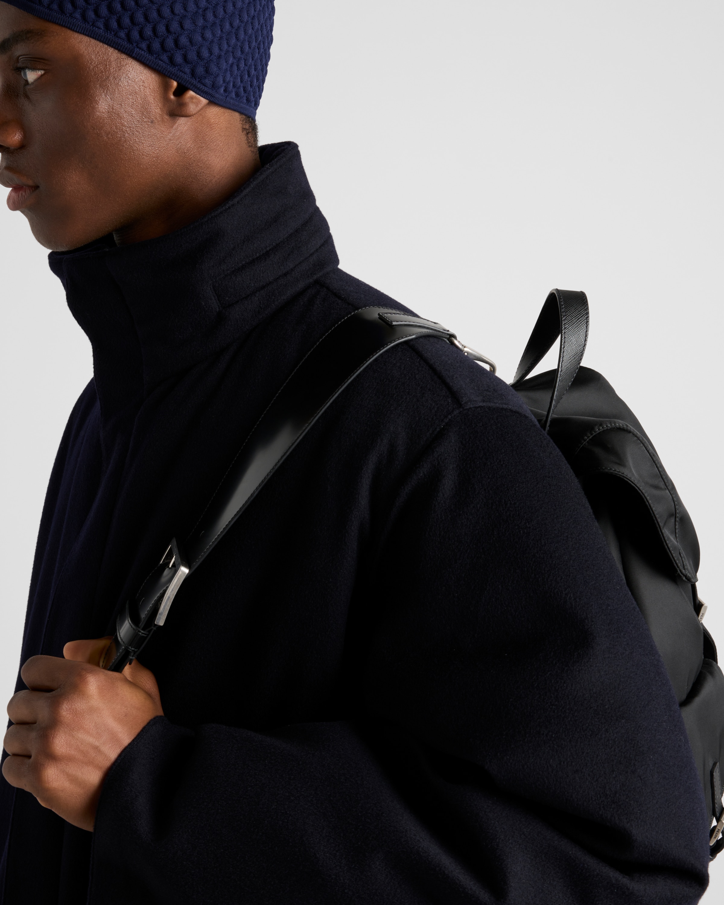 Prada Medium Down Jacket In Black