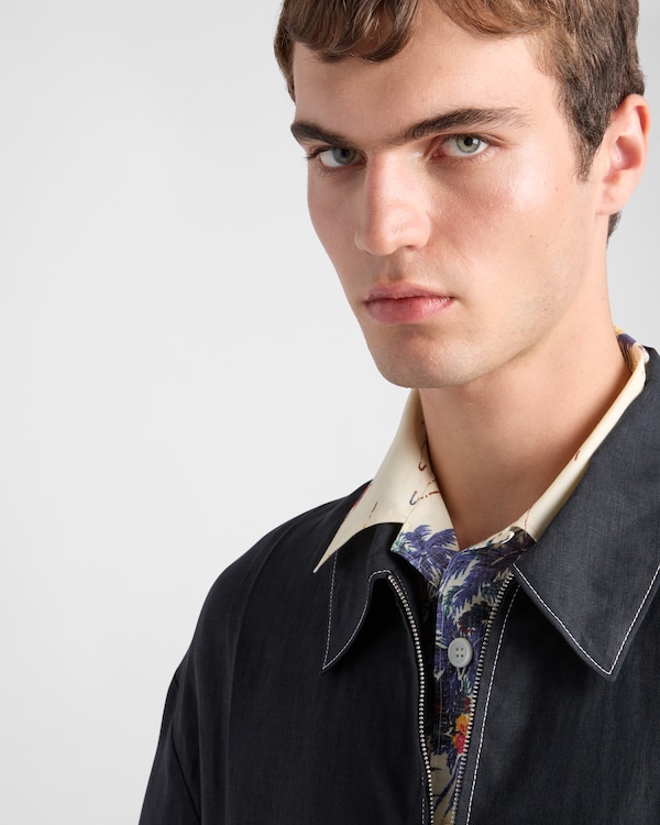 Cotton blouson jacket Cotton blouson jacket