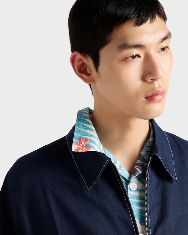 Cotton blouson jacket Cotton blouson jacket