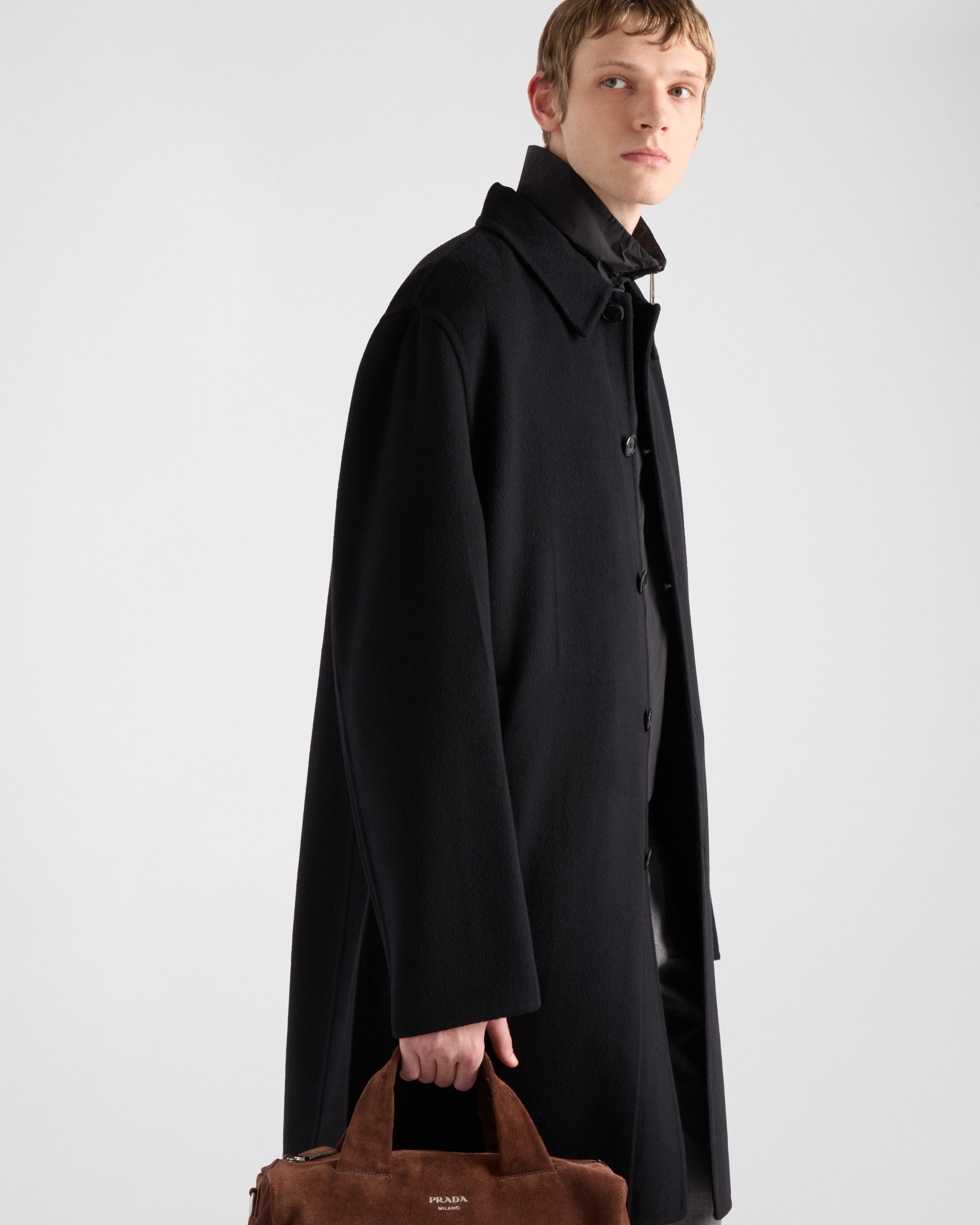 Black Wool Blouson | PRADA