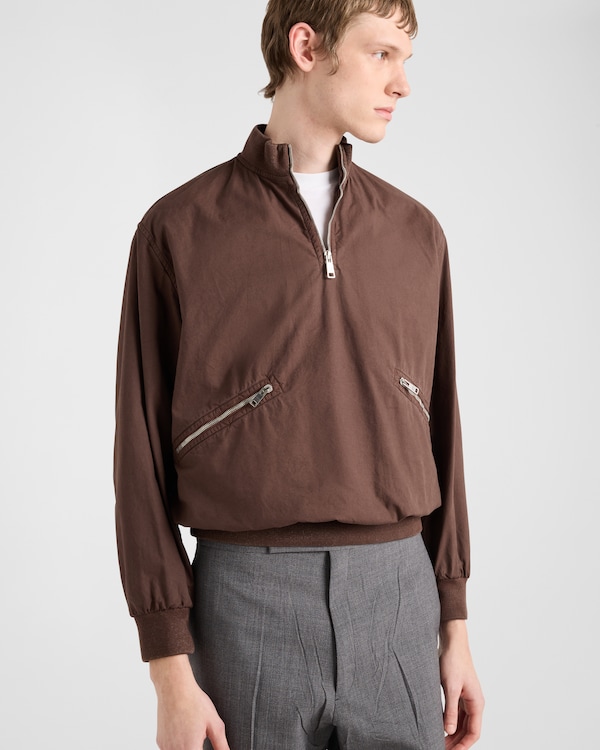 Cotton blouson jacket Cotton blouson jacket