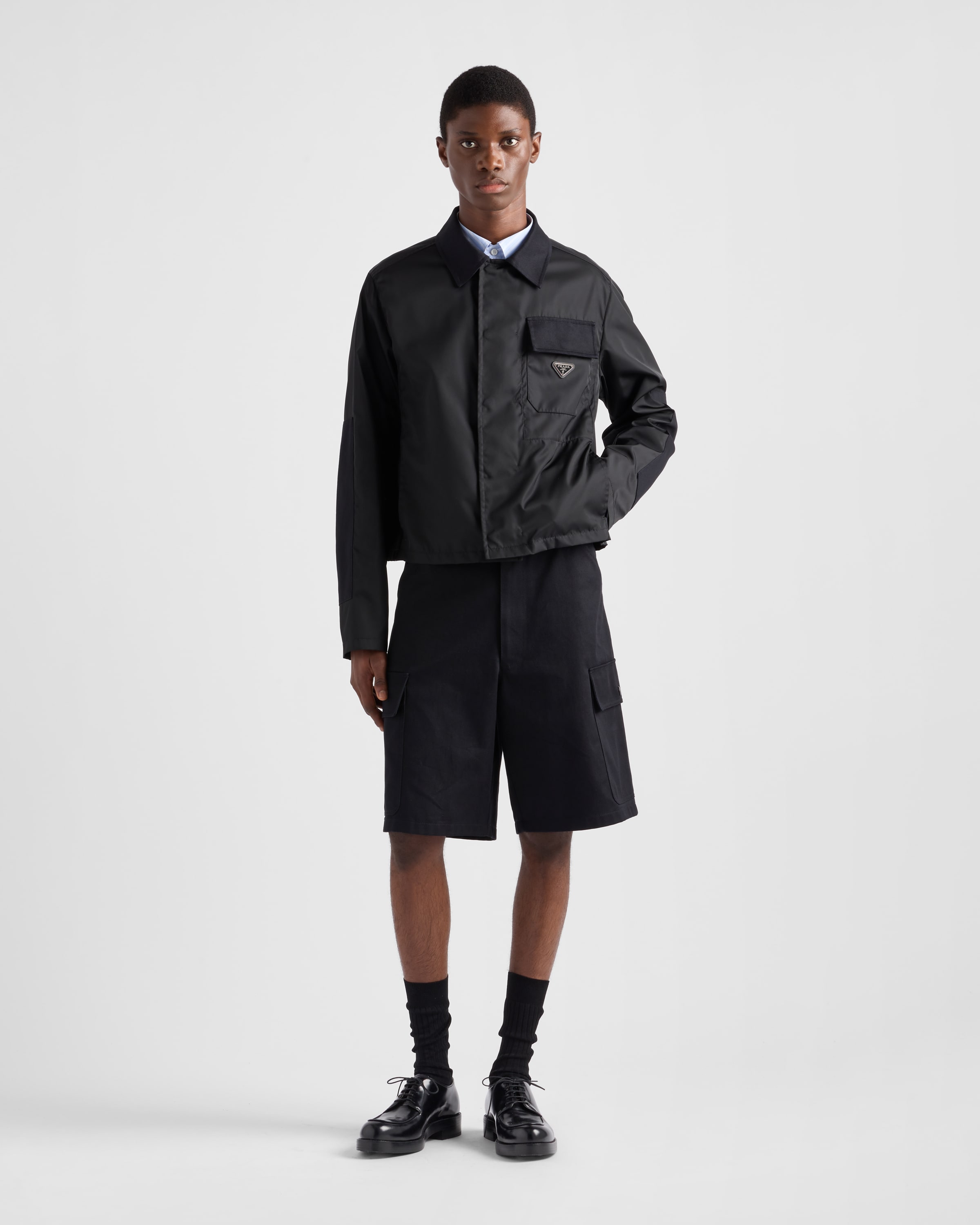 ブラック Re-Nylon ジャケット | PRADA