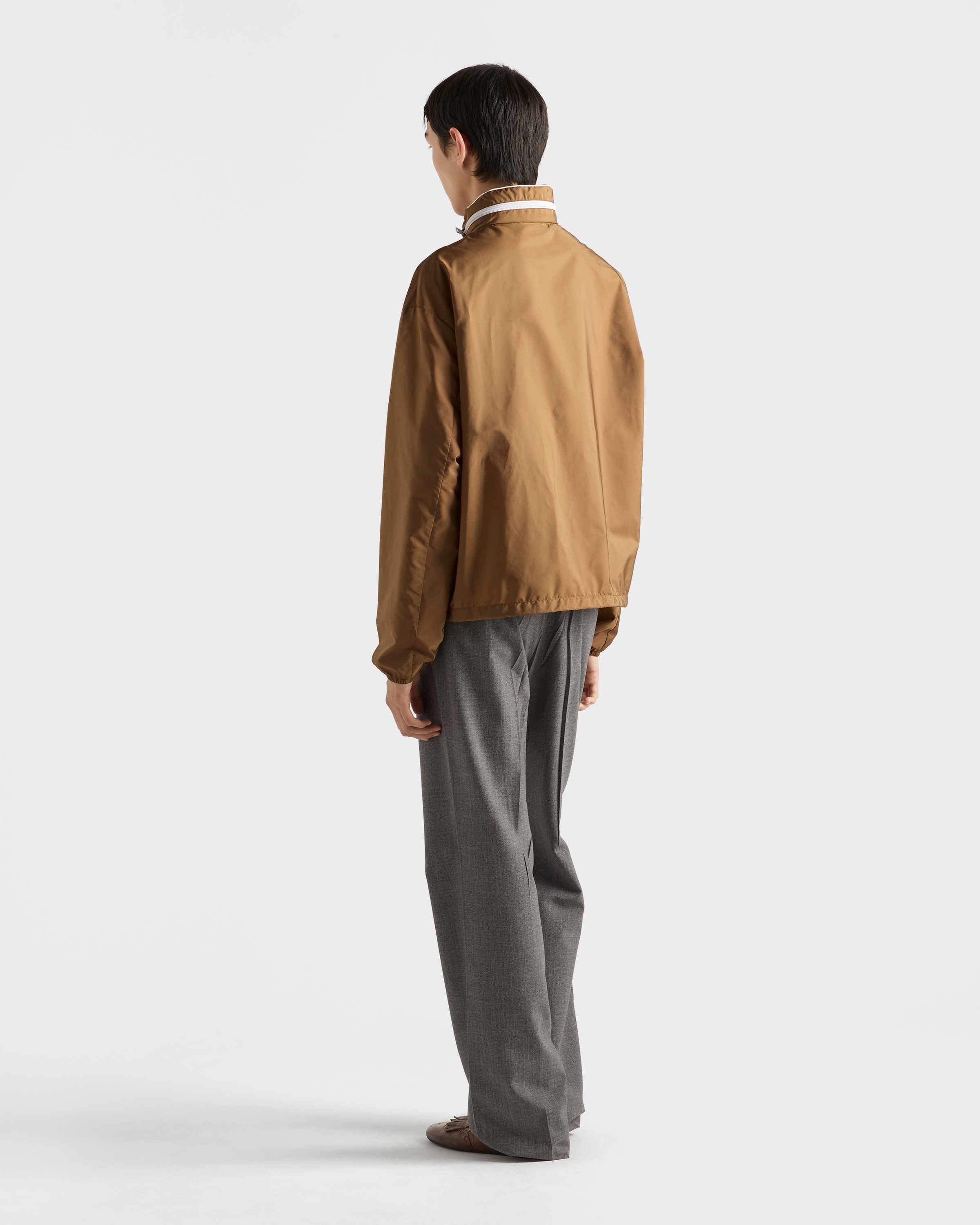 Cinnamon/White Re-Nylon jacket | PRADA Cinnamon/White Re-Nylon jacket | PRADA