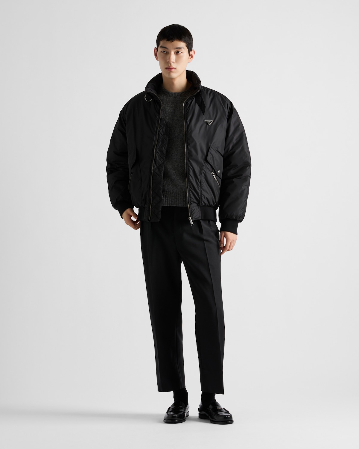 Prada Chaqueta de plumón de Re-Nylon de peso medio Rebajas | Ropa