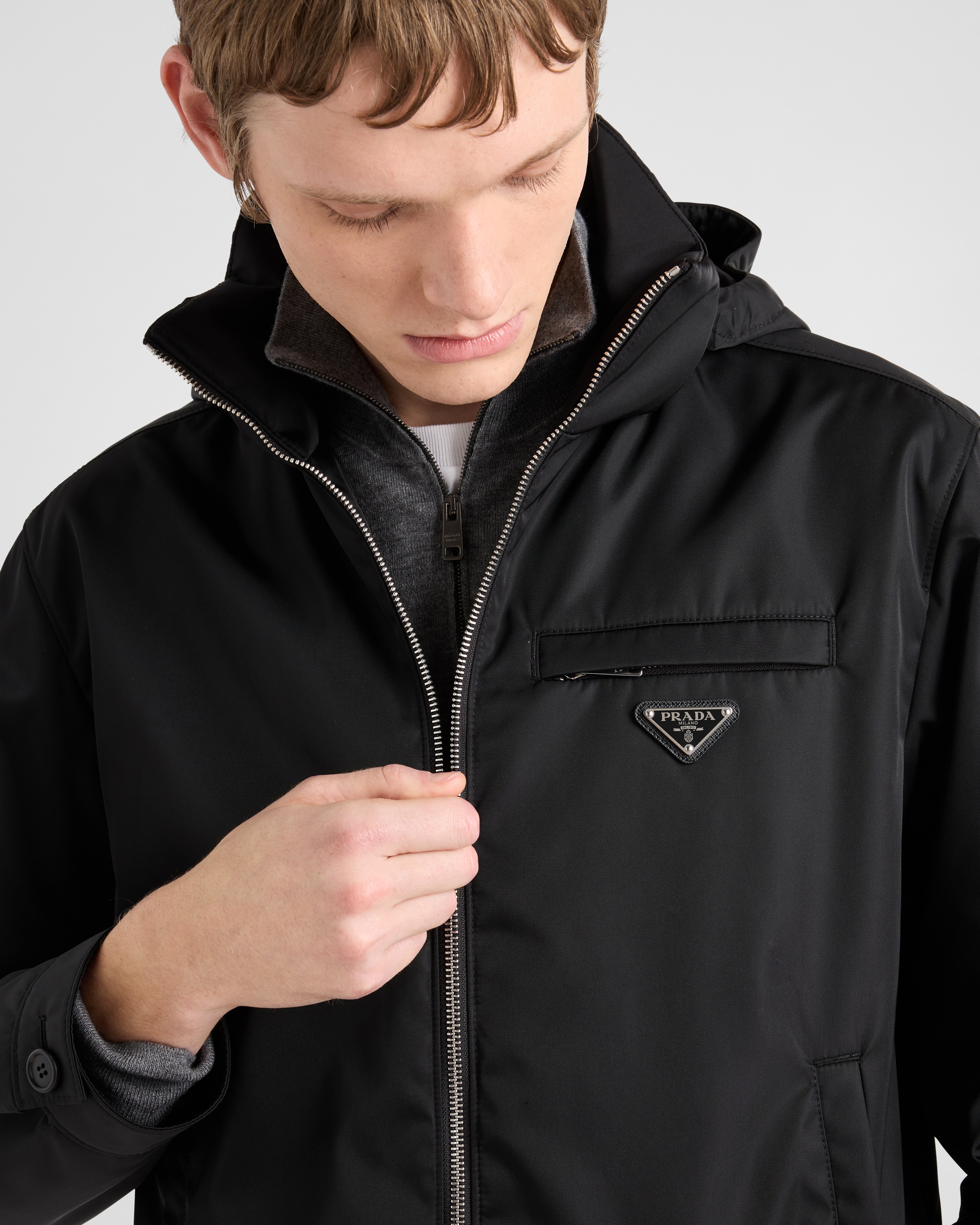 Re-Nylon blouson jacket