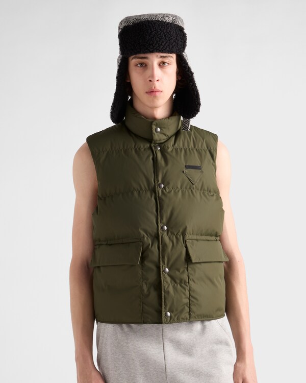 Re-Nylon 背心 - 军绿色 Re-Nylon 背心 - 军绿色