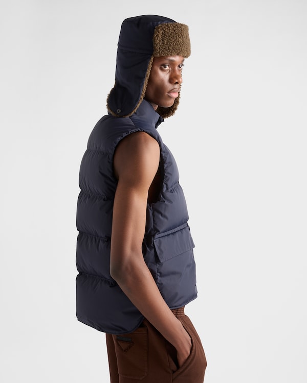 Re-Nylon puffer vest Re-Nylon puffer vest