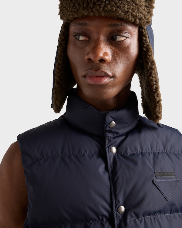 Re-Nylon puffer vest Re-Nylon puffer vest