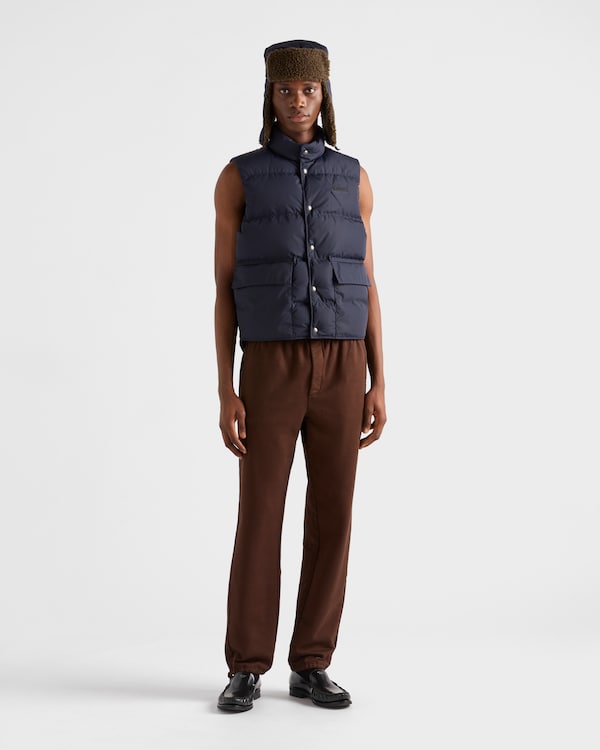 Re-Nylon puffer vest Re-Nylon puffer vest