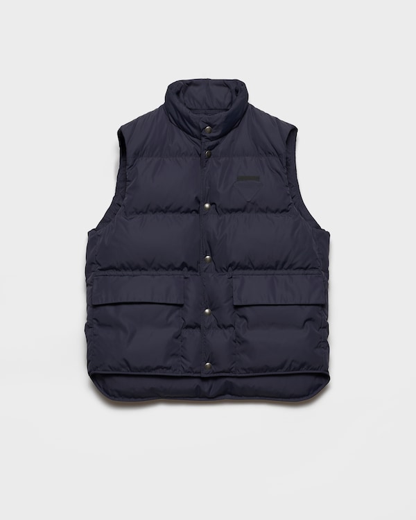 Re-Nylon puffer vest Re-Nylon puffer vest