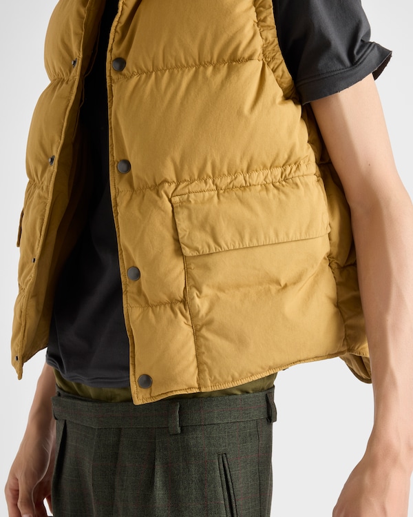 Cotton down vest - Khaki Cotton down vest - Khaki