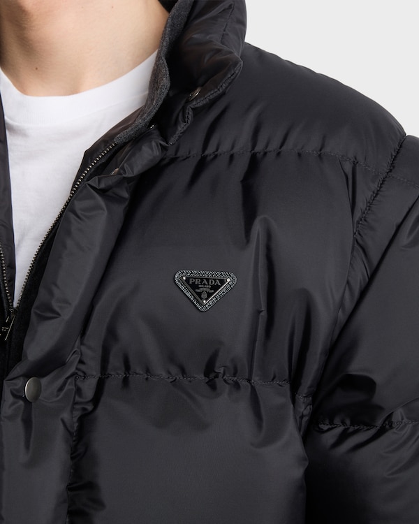 Medium-weight Re-Nylon down jacket - Black Medium-weight Re-Nylon down jacket - Black