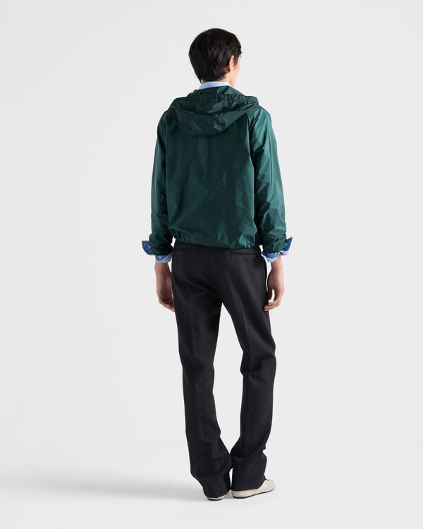 Re-Nylon blouson jacket - Bottle Green Re-Nylon blouson jacket - Bottle Green
