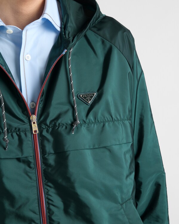Re-Nylon blouson jacket - Bottle Green Re-Nylon blouson jacket - Bottle Green