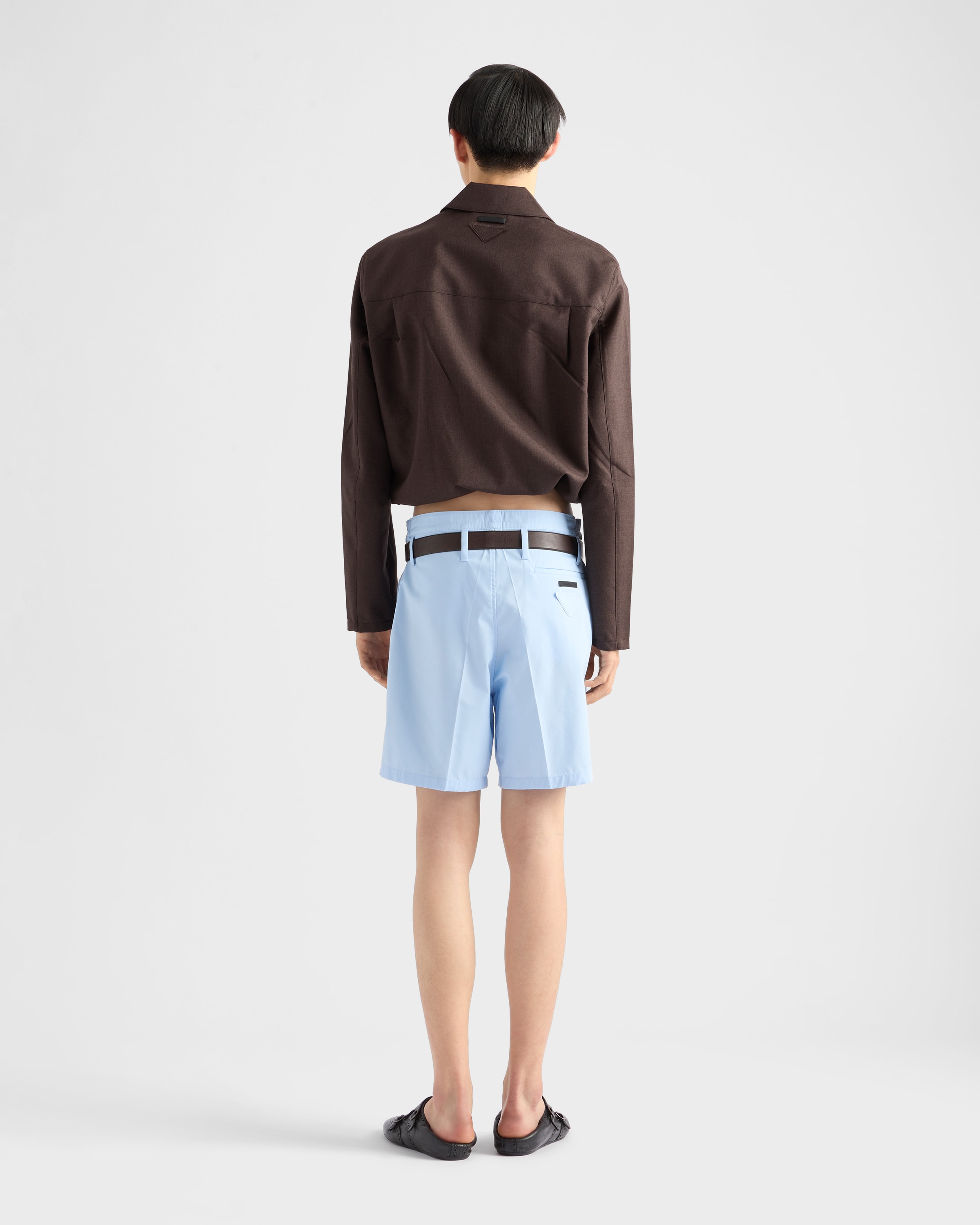 Mohair and silk blouson jacket