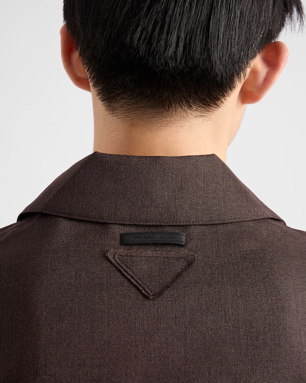 Mohair and silk blouson jacket Mohair and silk blouson jacket