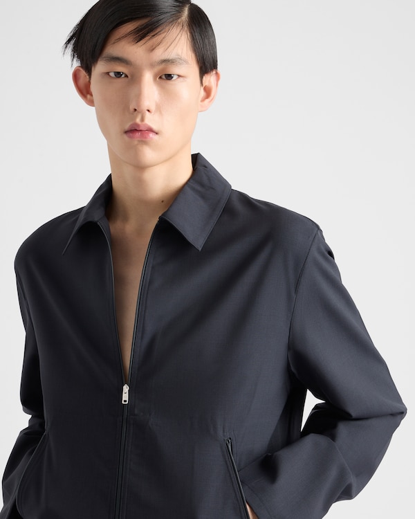 Wool blouson jacket Wool blouson jacket