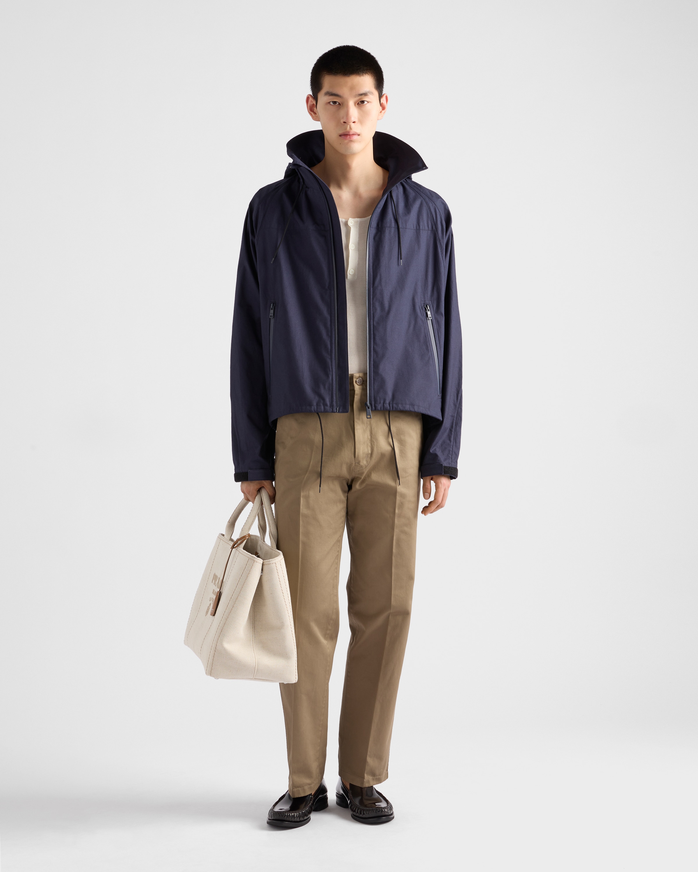 Giubbotto in cotone Blu | PRADA