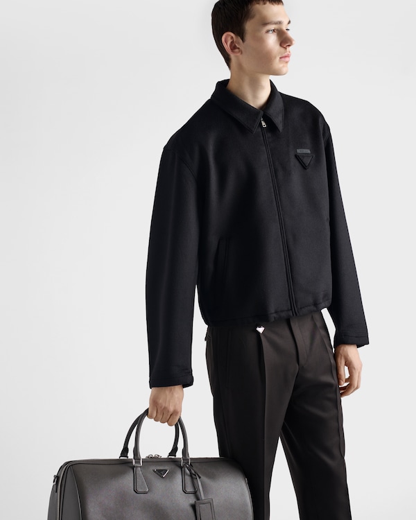 Wool and cashmere blouson jacket Wool and cashmere blouson jacket