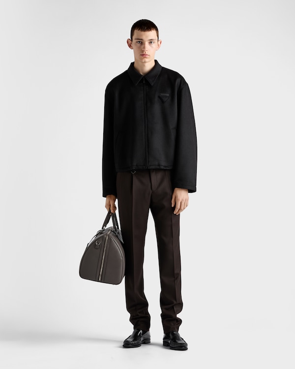 Wool and cashmere blouson jacket Wool and cashmere blouson jacket