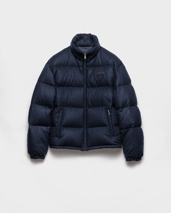 サンドベージュ コットン混紡 ジャケット | PRADA