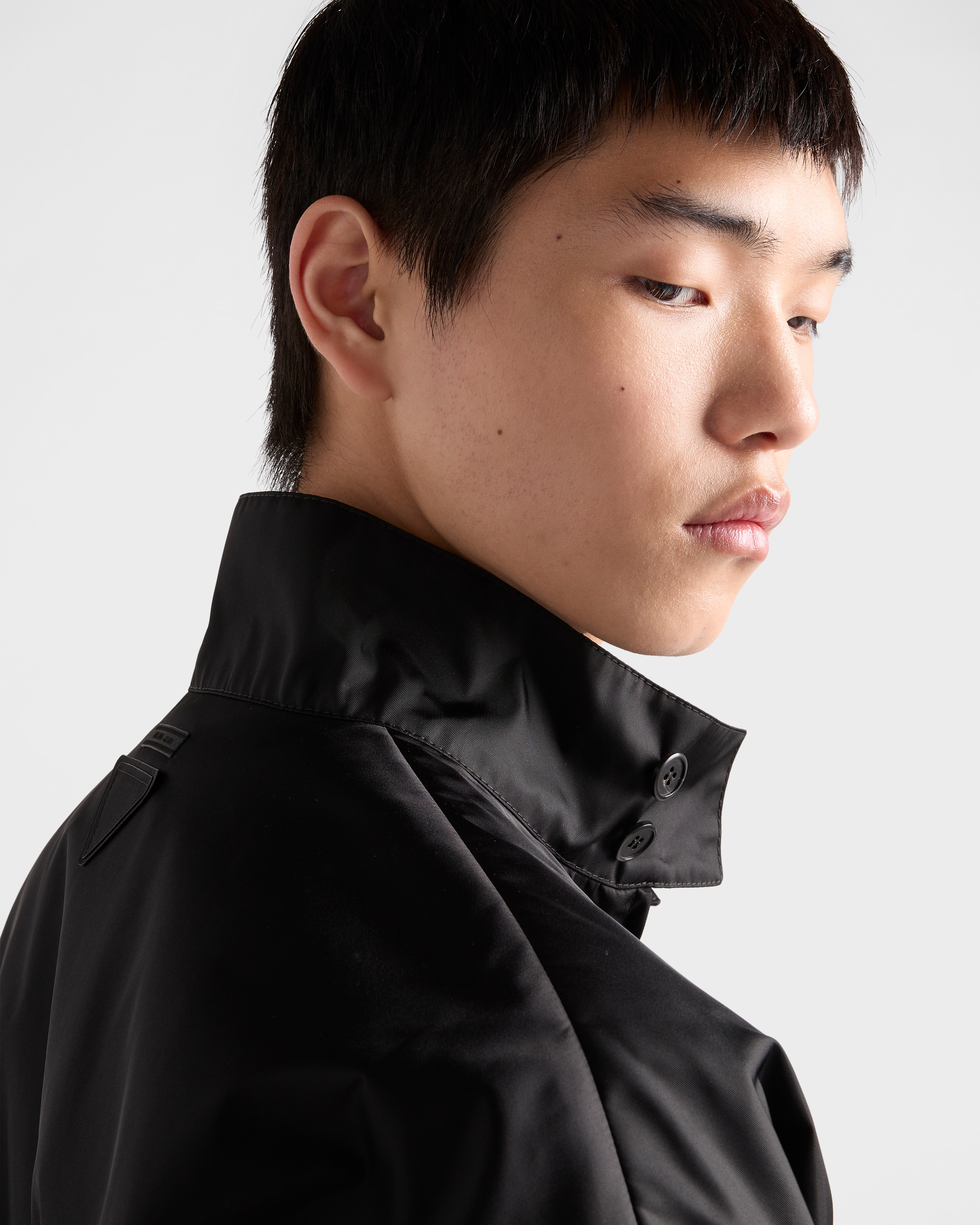 Black Re-nylon Jacket | PRADA - Singapore