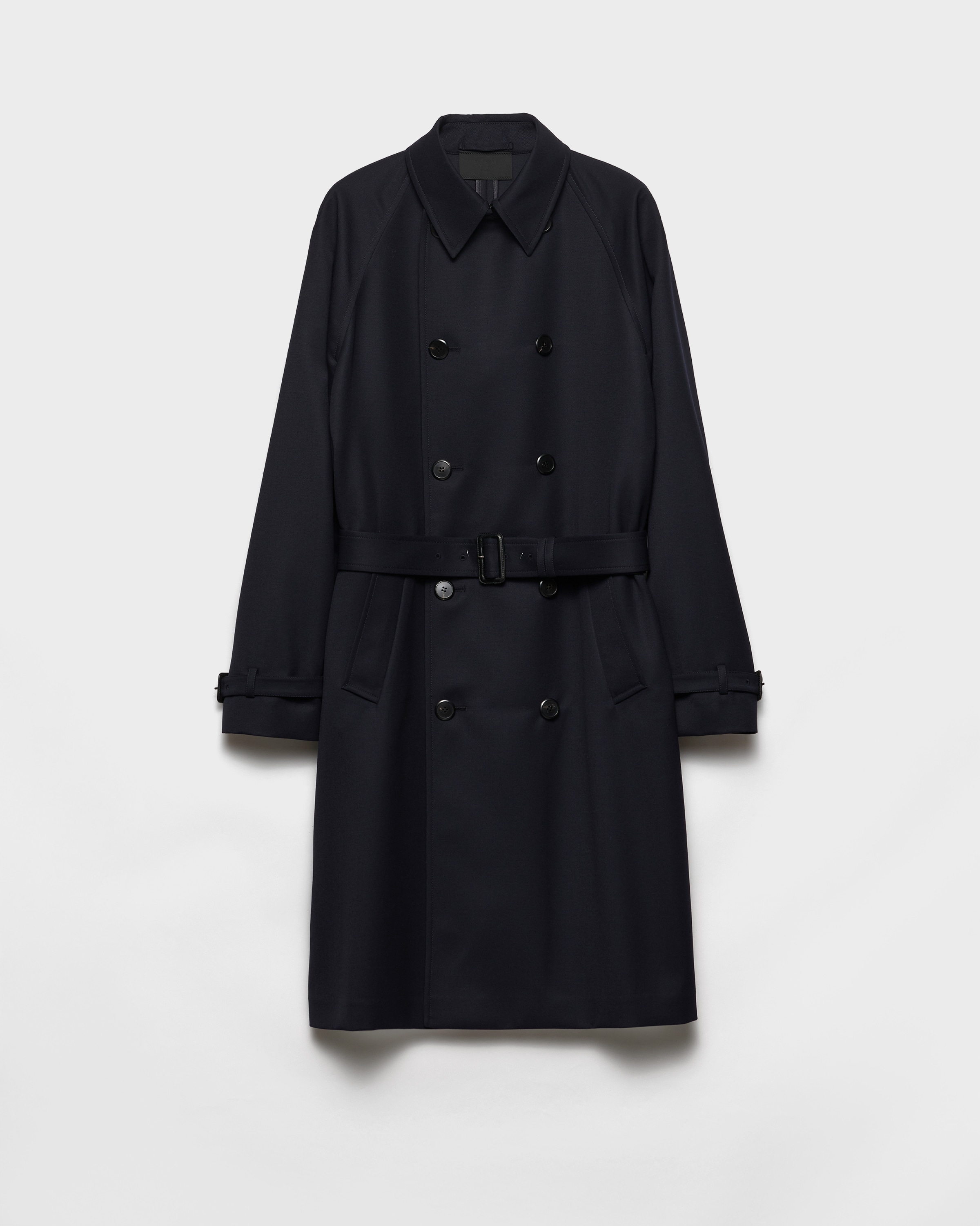 PRADA ダークネイビー ウールコート PRADA ダークネイビー ウールコート ネイビー（紺）系 L PRADA