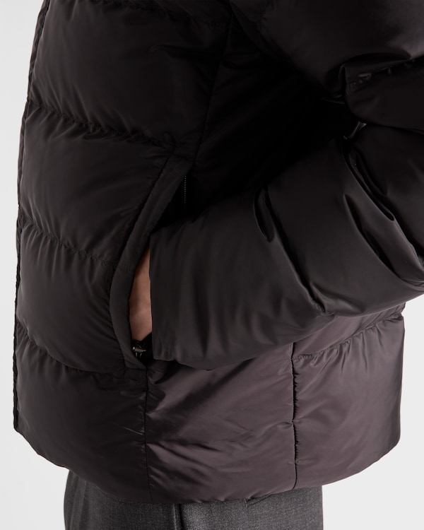Medium-weight Re-Nylon down jacket - Black Medium-weight Re-Nylon down jacket - Black