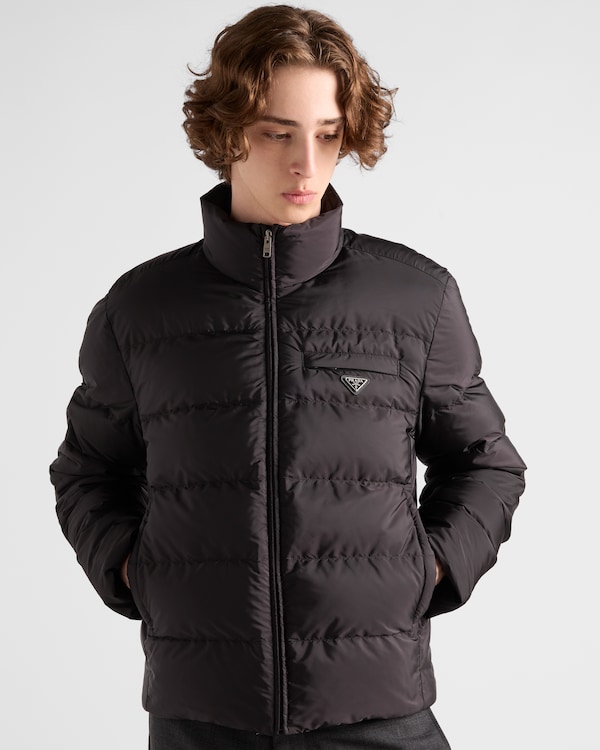 Medium-weight Re-Nylon down jacket - Black Medium-weight Re-Nylon down jacket - Black
