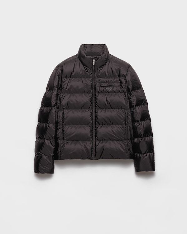 Medium-weight Re-Nylon down jacket - Black Medium-weight Re-Nylon down jacket - Black