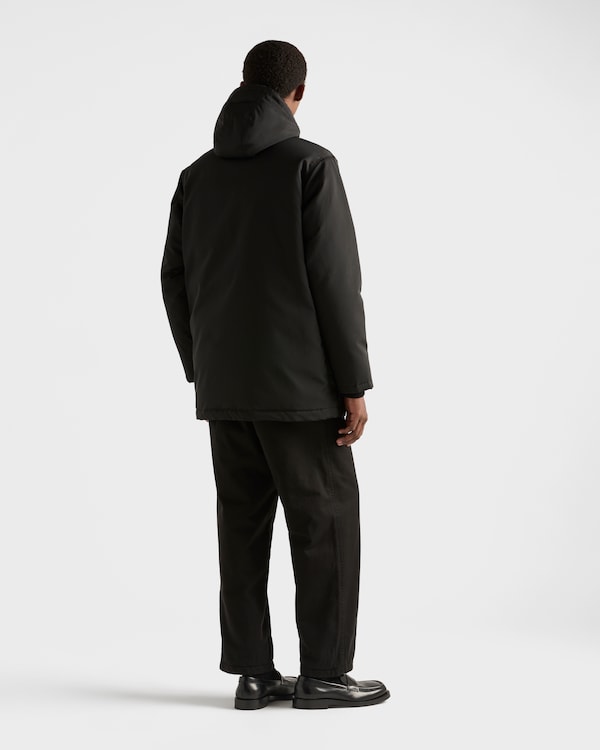 Medium-weight technical fabric down jacket - Black Medium-weight technical fabric down jacket - Black